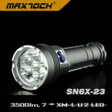 Maxtoch SN6X-23 18650 7 * haute lampe de poche lumineux de Led Cree XML U2